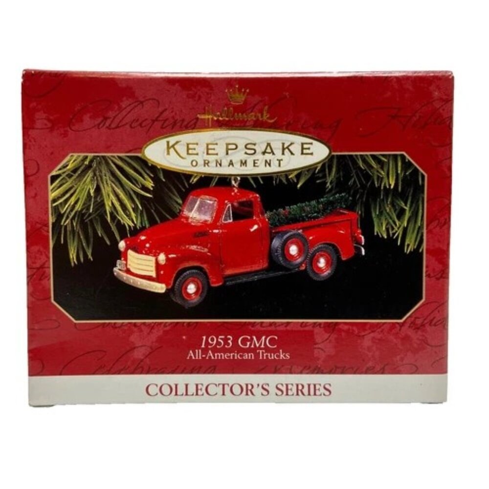 Vintage Christmas Ornament 1953 GMC Truck All American Collector Series 1997 NIB